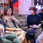 A beszélgetés résztvevői többek között Endrei Judit és a moderátor Szalai Kriszta.