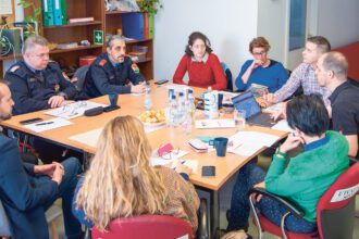 Kerekasztal beszélgetés a Krisztinavárosi Hajléktalan Centrumban