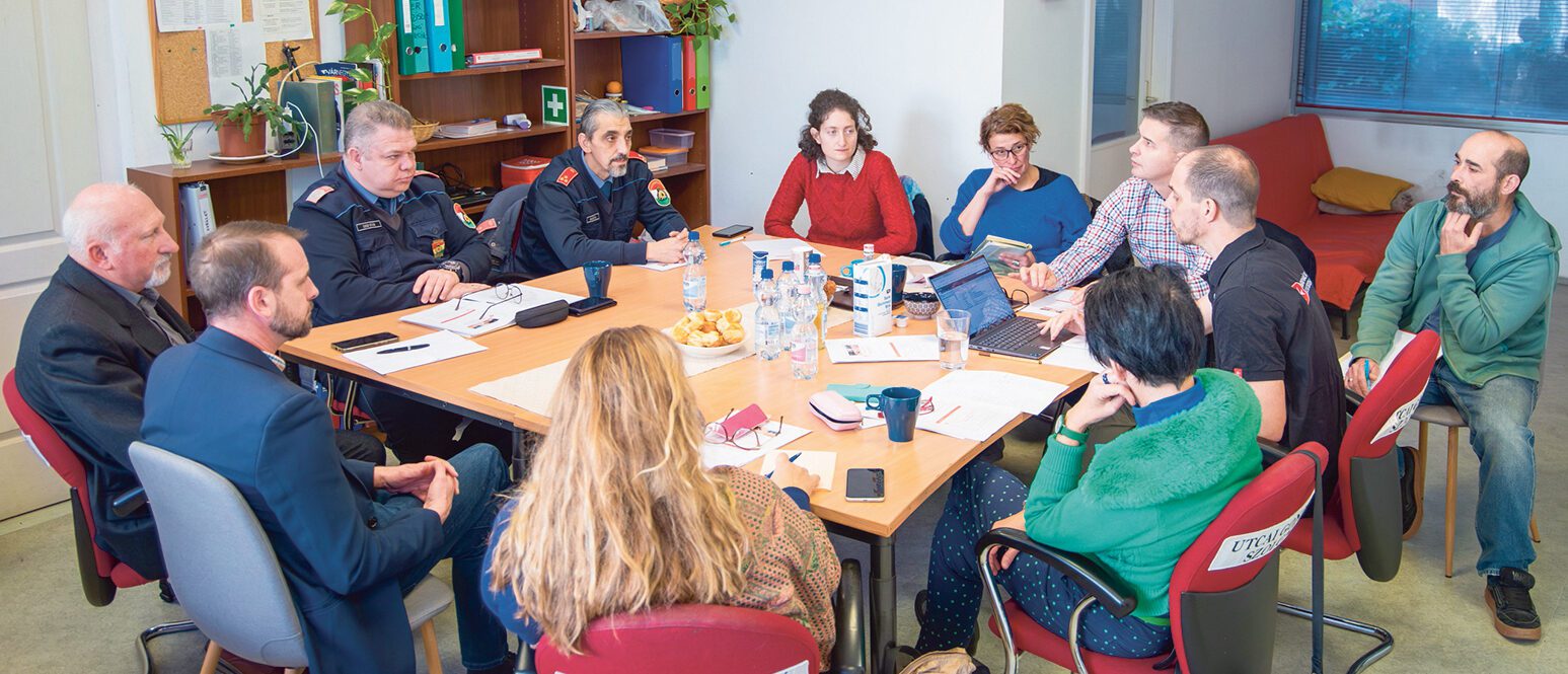 Kerekasztal beszélgetés a Krisztinavárosi Hajléktalan Centrumban