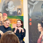 Hámori Gabriella színművésznő és régi barátja, kollégája, Mácsai Pál.